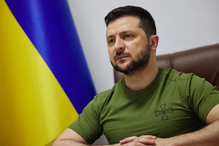 Il presidente dell'Ucraina, Volodymyr Zelensky