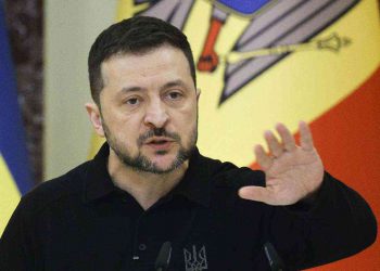Il presidente dell'Ucraina Volodymyr Zelensky