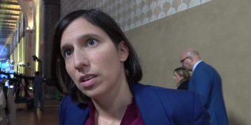 La segretaria del Pd, Elly Schlein