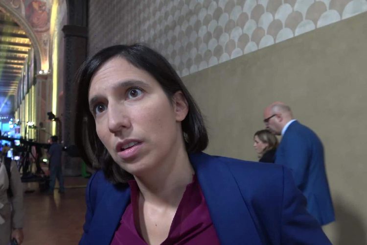 La segretaria del Pd, Elly Schlein