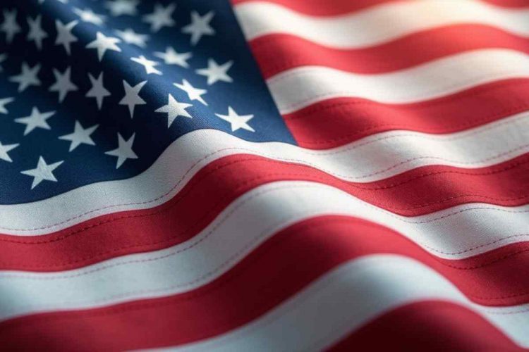 La bandiera degli Stati Uniti