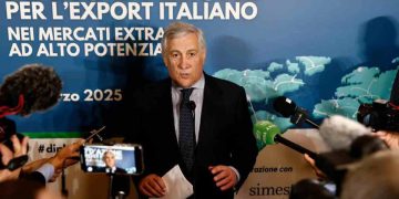 Il ministro degli Esteri, Antonio Tajani