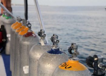 Attrezzatura usata durante le immersioni