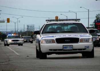 Auto della polizia in Canada