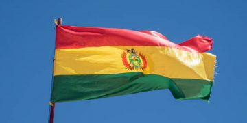 La bandiera della Bolivia
