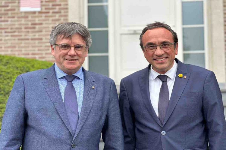 Carles Puigdemont e Josep Rull