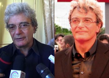 Due foto del regista Mario Martone