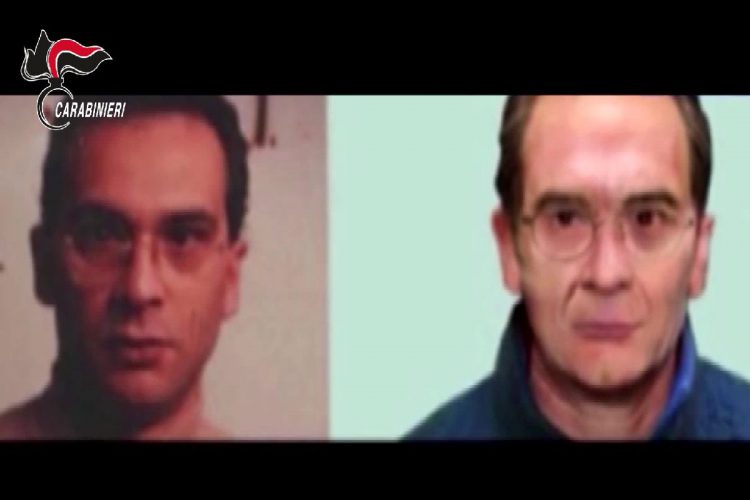 Due foto di Matteo Messina Denaro