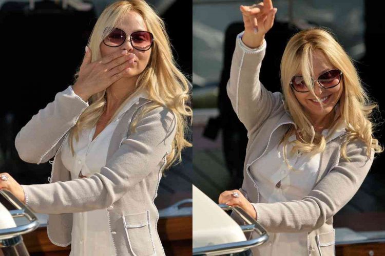 Due foto di Ornella Muti al Festival di Venezia 2009