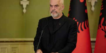 Il primo ministro dell'Albania, Edi Rama