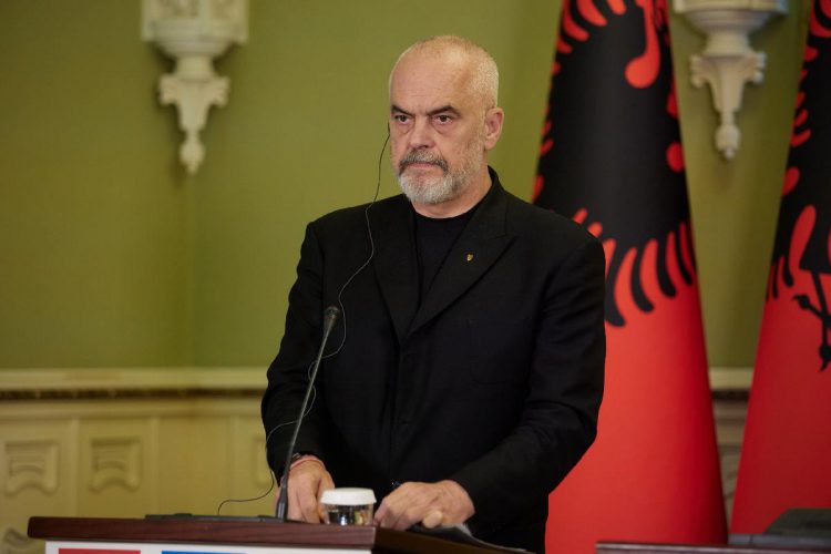 Il primo ministro dell'Albania, Edi Rama
