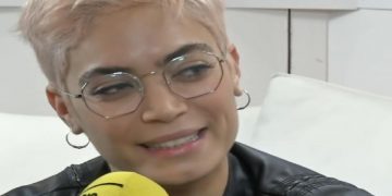 Elodie durante un'intervista nel 2017