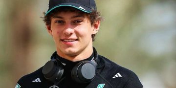 Formula 1, Andrea Kimi Antonelli con la divisa della Mercedes