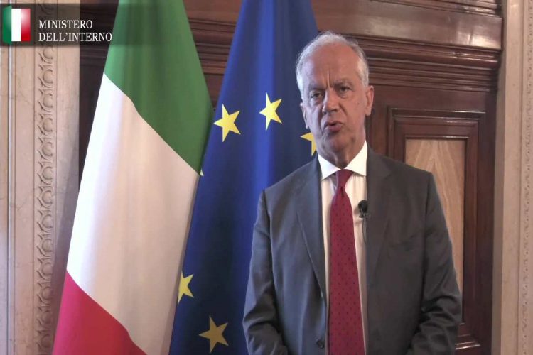 Il ministro dell'Interno, Matteo Piantedosi