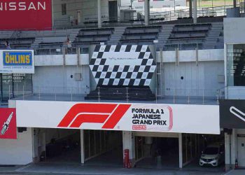 Il podio del circuito di Suzuka