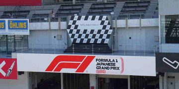 Il podio del circuito di Suzuka