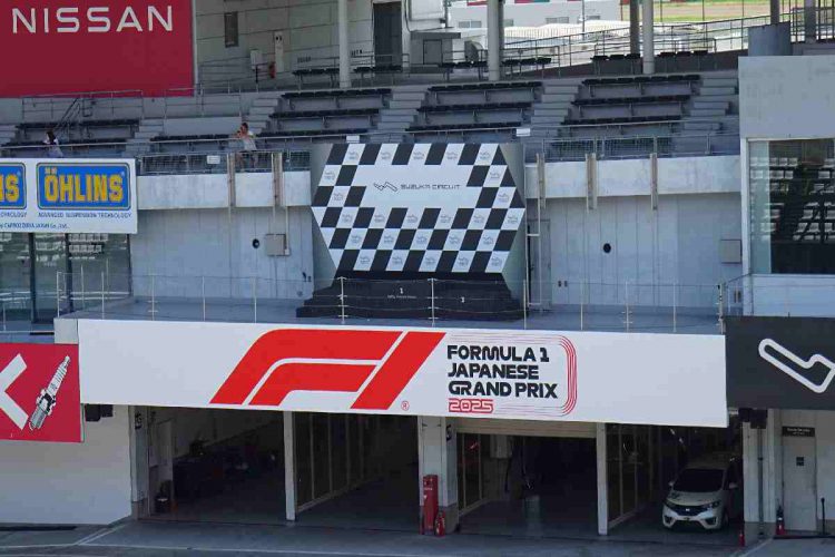 Il podio del circuito di Suzuka