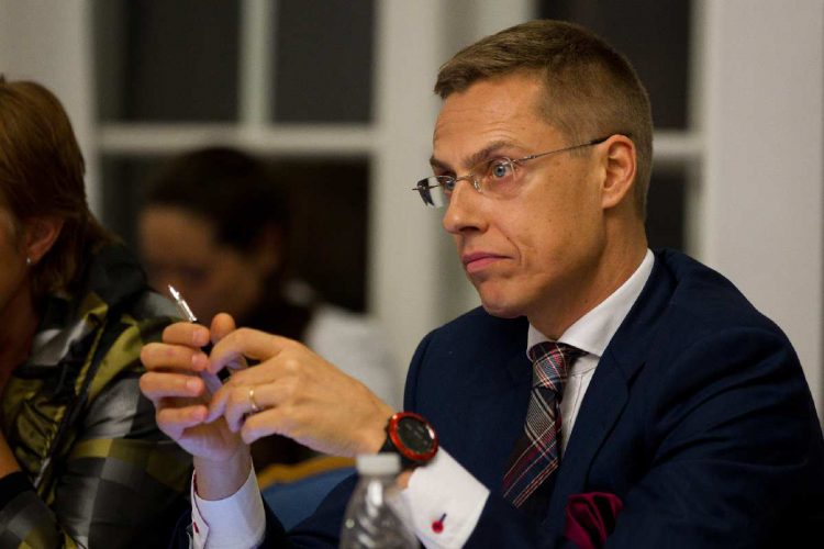 Il premier finlandese Alexander Stubb