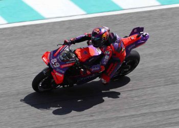 Jorge Martín durante una gara