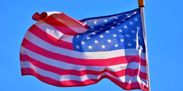 La bandiera americana