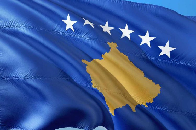 La bandiera del Kosovo