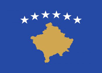 La bandiera del Kosovo