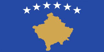 La bandiera del Kosovo