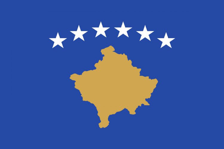 La bandiera del Kosovo