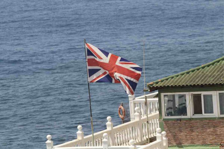 La bandiera del Regno Unito