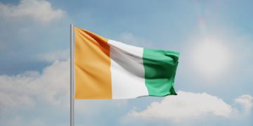 La bandiera della Costa d'Avorio