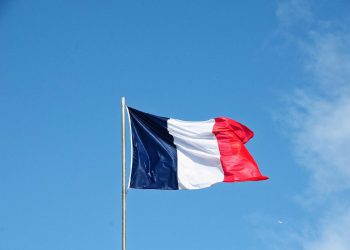 La bandiera della Francia