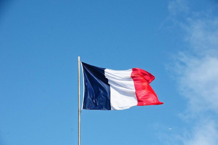 La bandiera della Francia