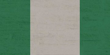 La bandiera della Nigeria