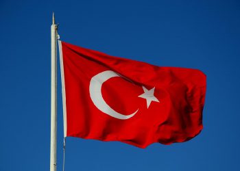 La bandiera della Turchia