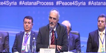L'ambasciatore siriano Bashar Jaafari