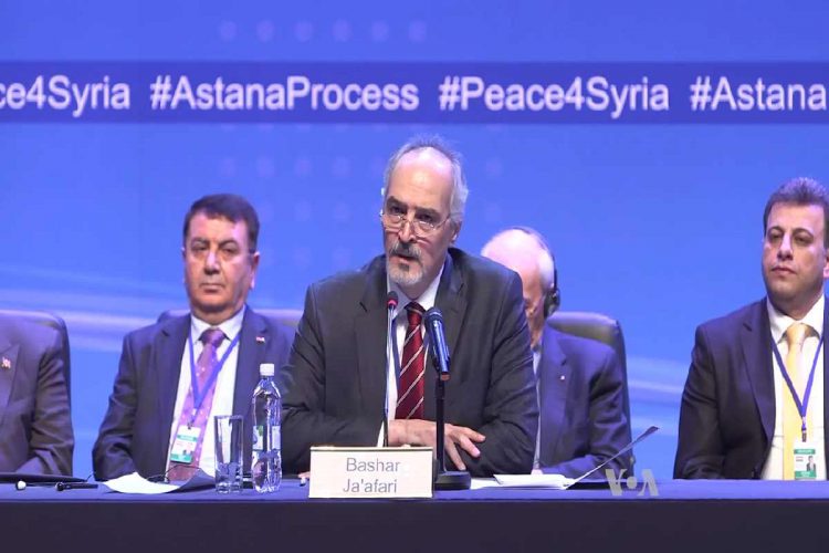 L'ambasciatore siriano Bashar Jaafari