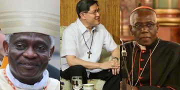 Peter Turkson, Luis Antonio Tagle e Robert Sarah