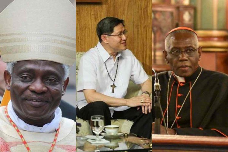 Peter Turkson, Luis Antonio Tagle e Robert Sarah