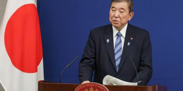 Un primo piano di Shigeru Ishiba