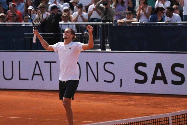 Tennis, il tennista tedesco Alexander Zverev