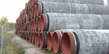 Tubi usati per il trasporto del gas russo