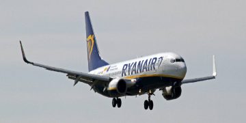 Un aereo di Ryanair