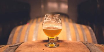 Un bicchiere di birra