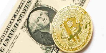 Un dollaro e un bitcoin