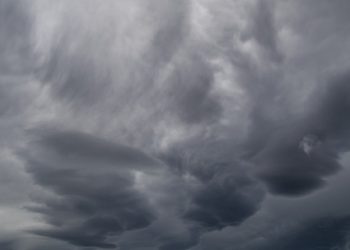 Maltempo, un cielo plumbeo