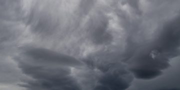 Maltempo, un cielo plumbeo