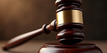 Un martelletto del giudice per i verdetti in tribunale