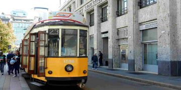 Un tram a Milano