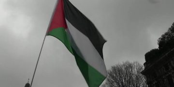 Una bandiera della Palestina
