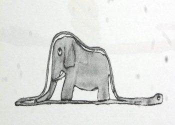 Una delle illustrazioni presenti nel Piccolo Principe